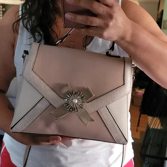 Aldo Jeweled pink crossbody handbag - Picture 6 of 17